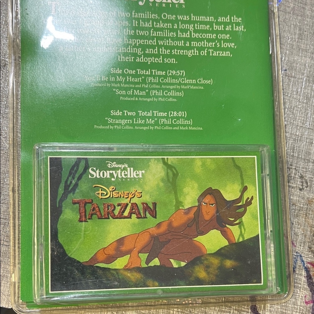 Vintage Disney Storyteller Series Green Cassette Tape - Picture 4 of 4